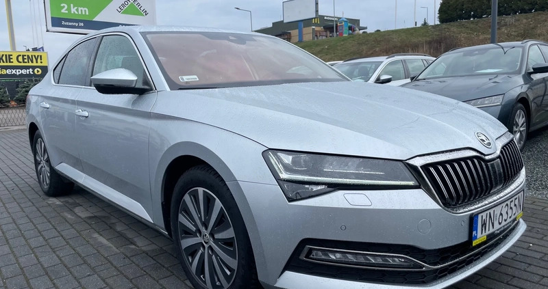 Skoda Superb cena 84900 przebieg: 145000, rok produkcji 2021 z Zator małe 352